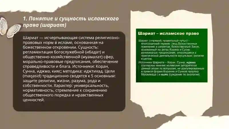 Исламское право и источники 3