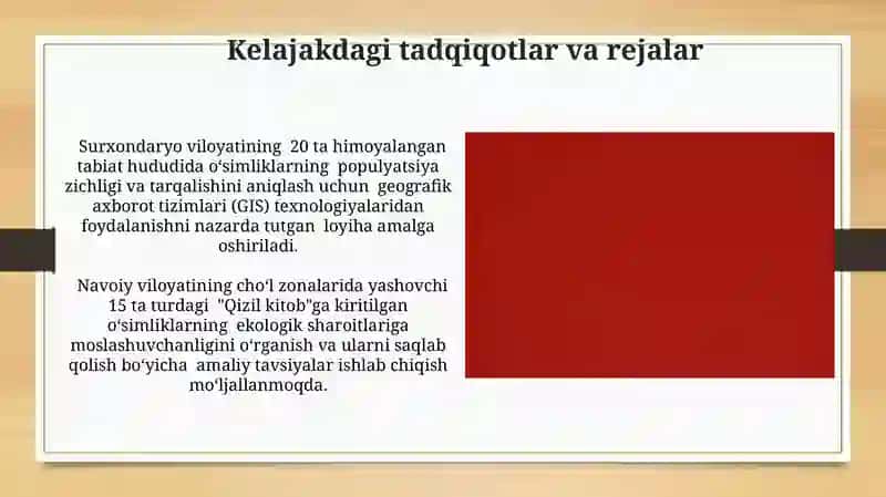 Oʻzbekiston Respulikasi Qizil kitobga kiritilgan õsimliklar 3