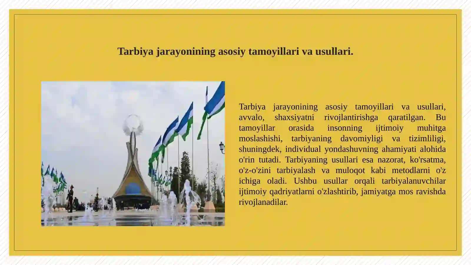 Tarbiya va ijtimoiy tarbiya. Ijtimoiylashuv mexanizmlari 3