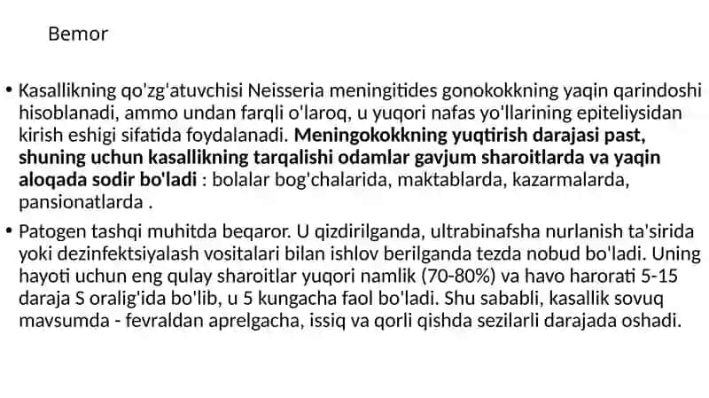 Meningokokkli infektsiyasi(meningokokk ) 3