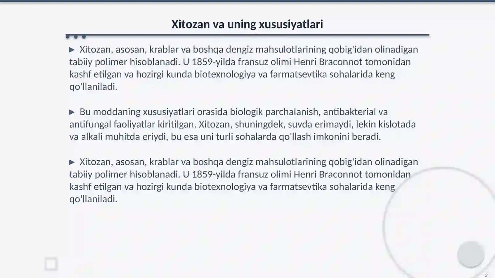 Хitоzаn, pеktin, fibrоinlаrni оlish vа tоzаlаsh usullаri 3