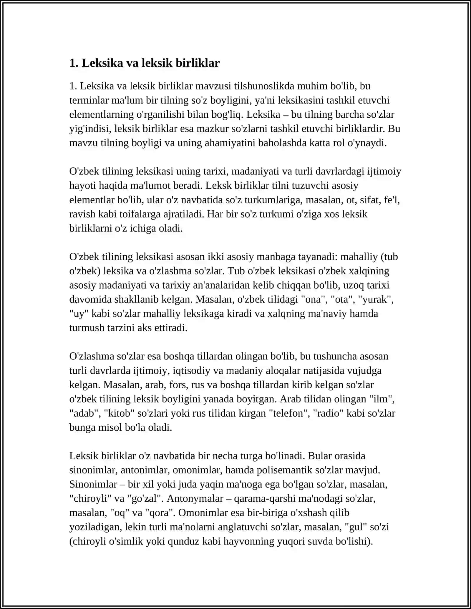 VOCABULARY 3