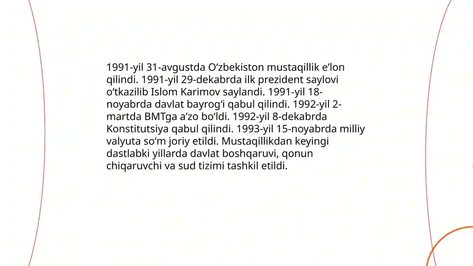 1991-2025 yillarda Oʻzbekiston va Jahondagi ozgarishlar 3
