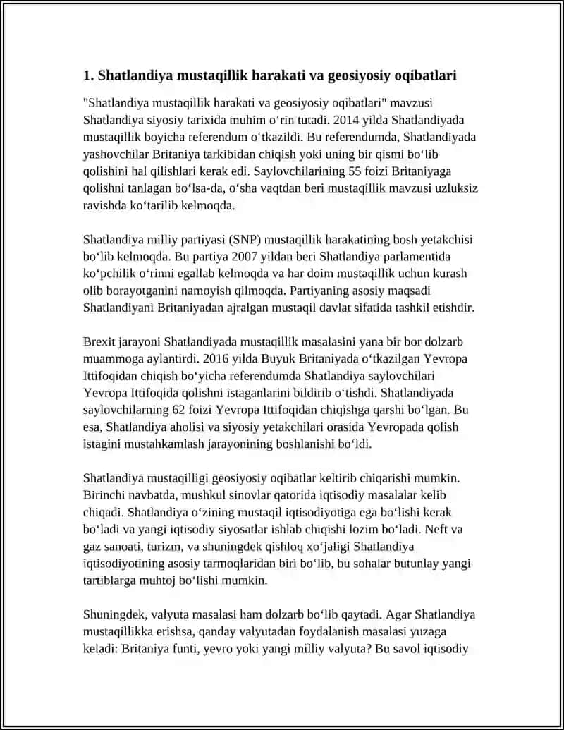 SHATLANDIYA DAVLATI GEOSIYOSATI TOGRISIDA 3