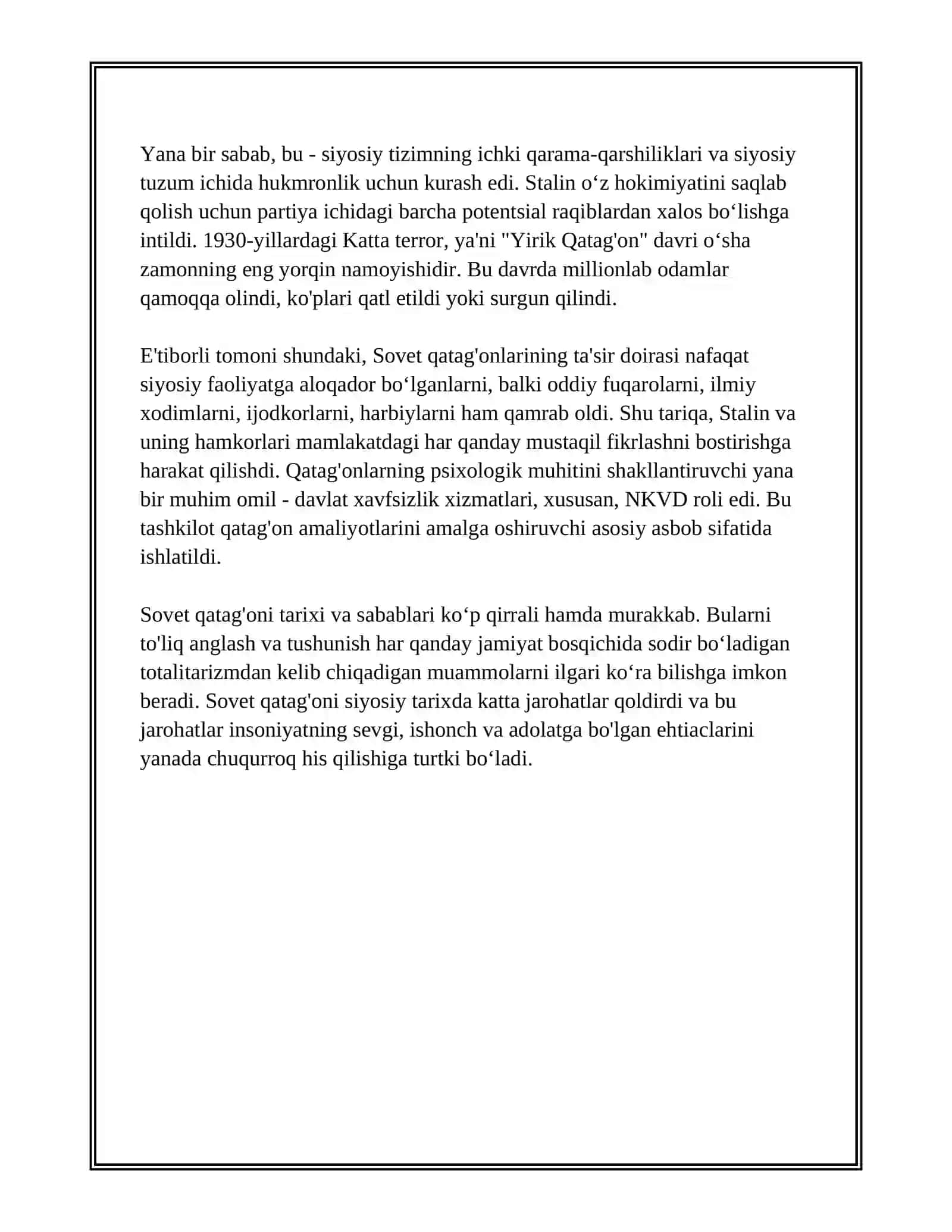 SOVETLARNING QATAG'ON - ZO'RAVONLIK SIYOSATI VA UNING MOHIYATI 3