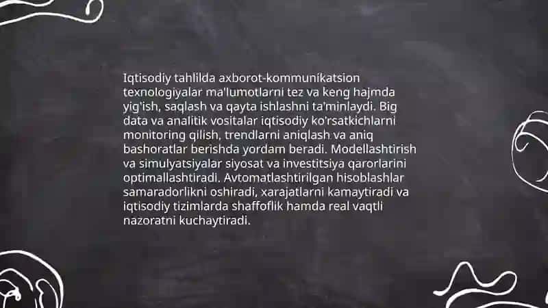 Iqtisodiyda axborot-kommunikatsion texnologiyalari va tizimlari 3