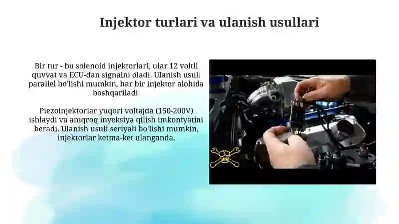 Injektorlar ulanish sxemasi 3