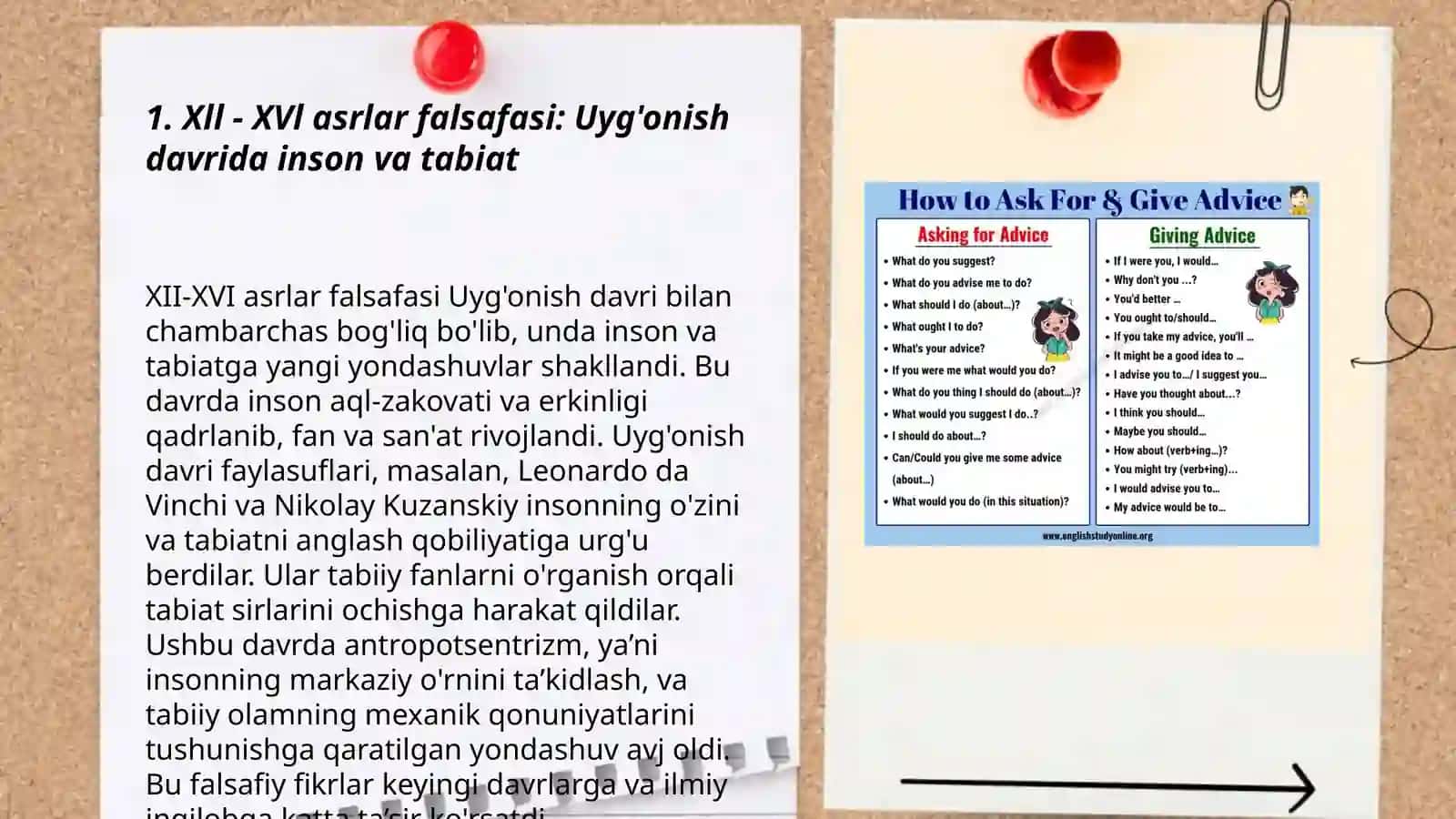 Xll - XVl asrlar falsafasi: Uyg'onish davrida inson va tabiat 3