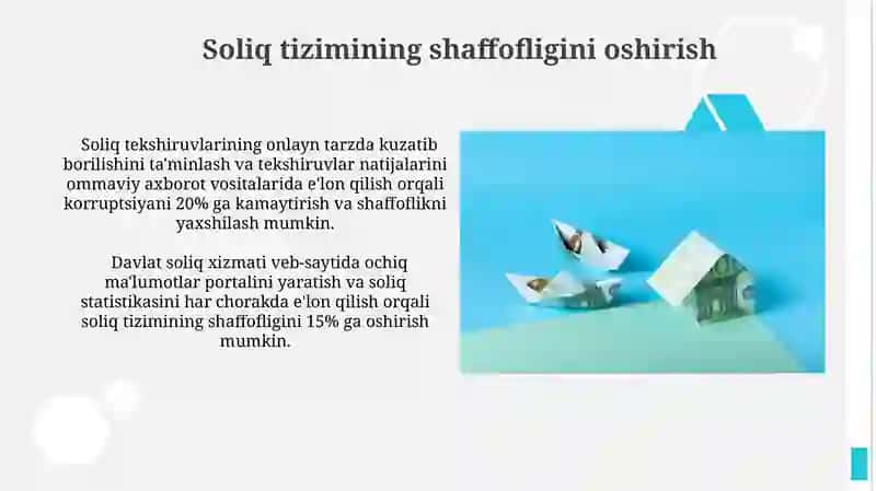 Soliq siyosatini takomilashtirish kontseptsiyasi va uning yoʻnalishlari 3