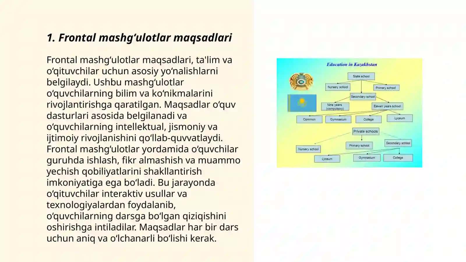 Maktabgacha taʼlim tashkilotlarida Frontal mashgʻulotlar tashkil etish 3