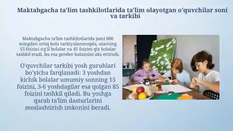 Maktabgacha talim tashkilotlarida davlat talabalari 3