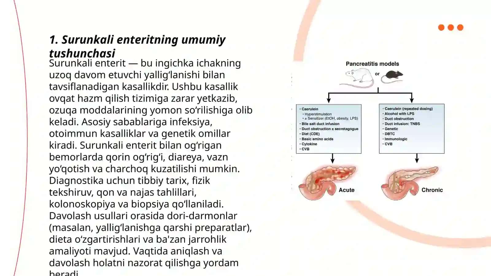 Surunkali enterit etiologiyasi va patogenezi 3