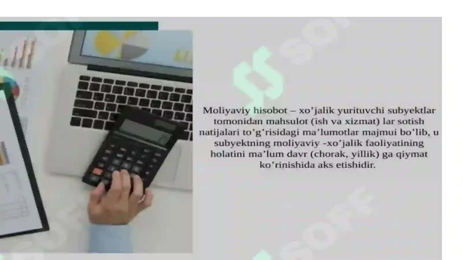 Byudjet tashkilotlarining Moliyaviy hisobotlarini tuzish va taqdim qilish 3