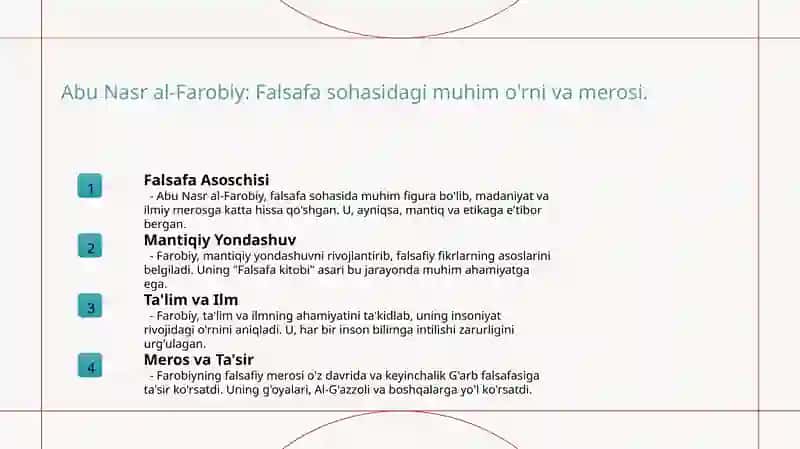 Abu Nasr Farobiy va G'azzoliyning falsafa ilmiga oid qarashlarini qiyosiy tahlil qilish 3