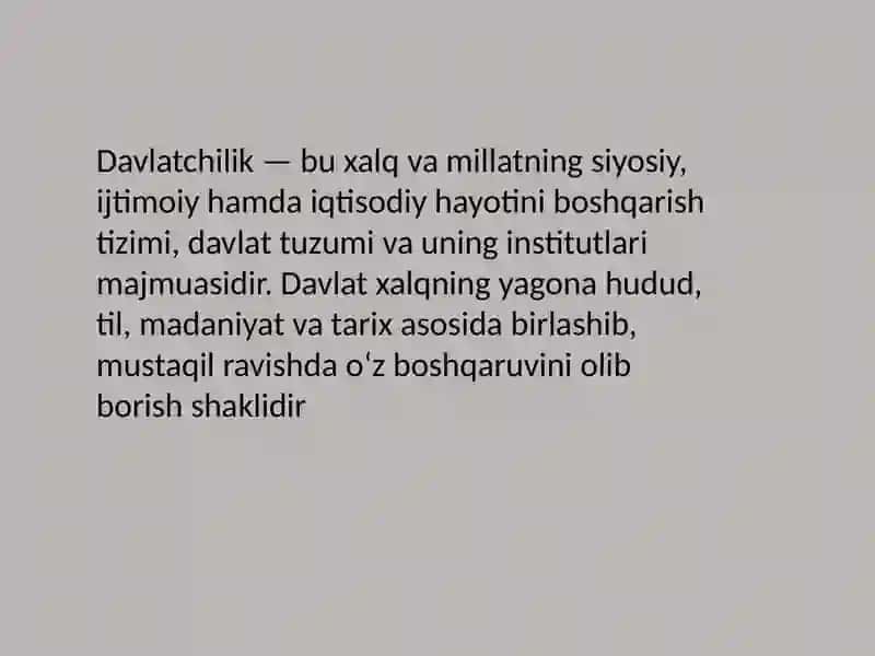 Oʻzbekistonning davlatchilik tarixi(XVII asr davlatchiligidan Yangi Oʻzbekiston davlatchiligigacha) 3