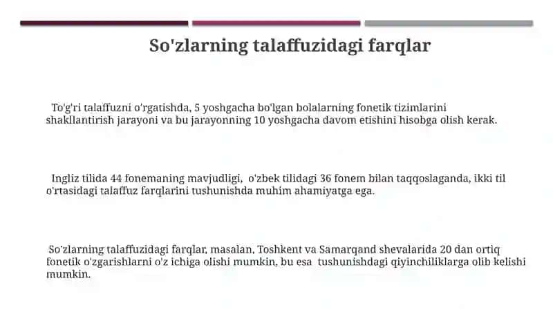 Fonologiya muammolari 3