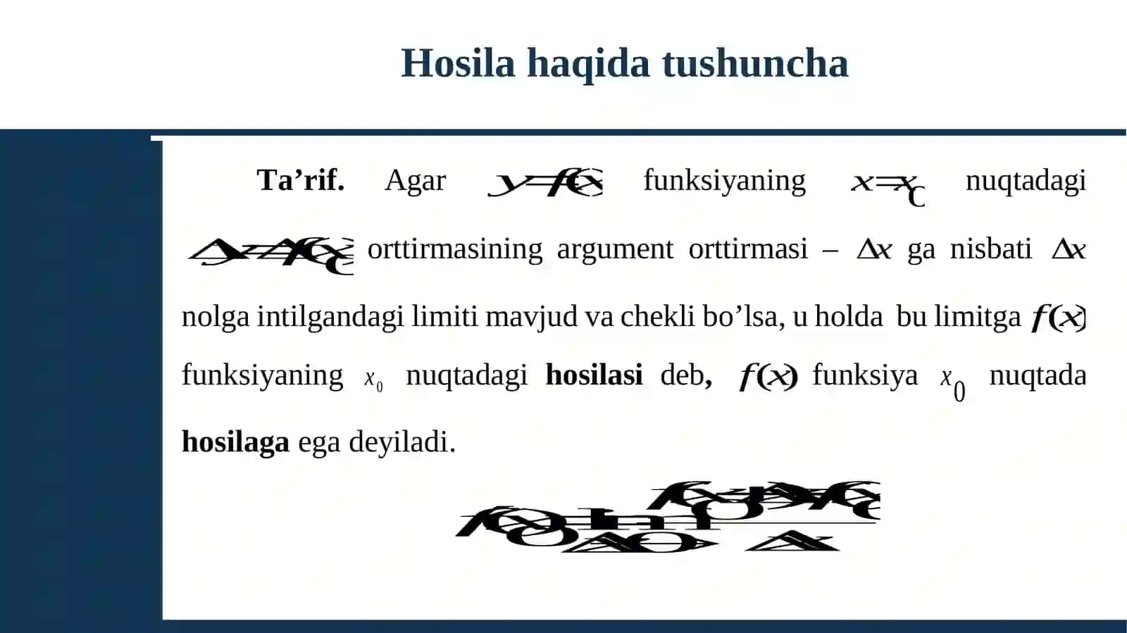 HISOB(CALCULUS) 3