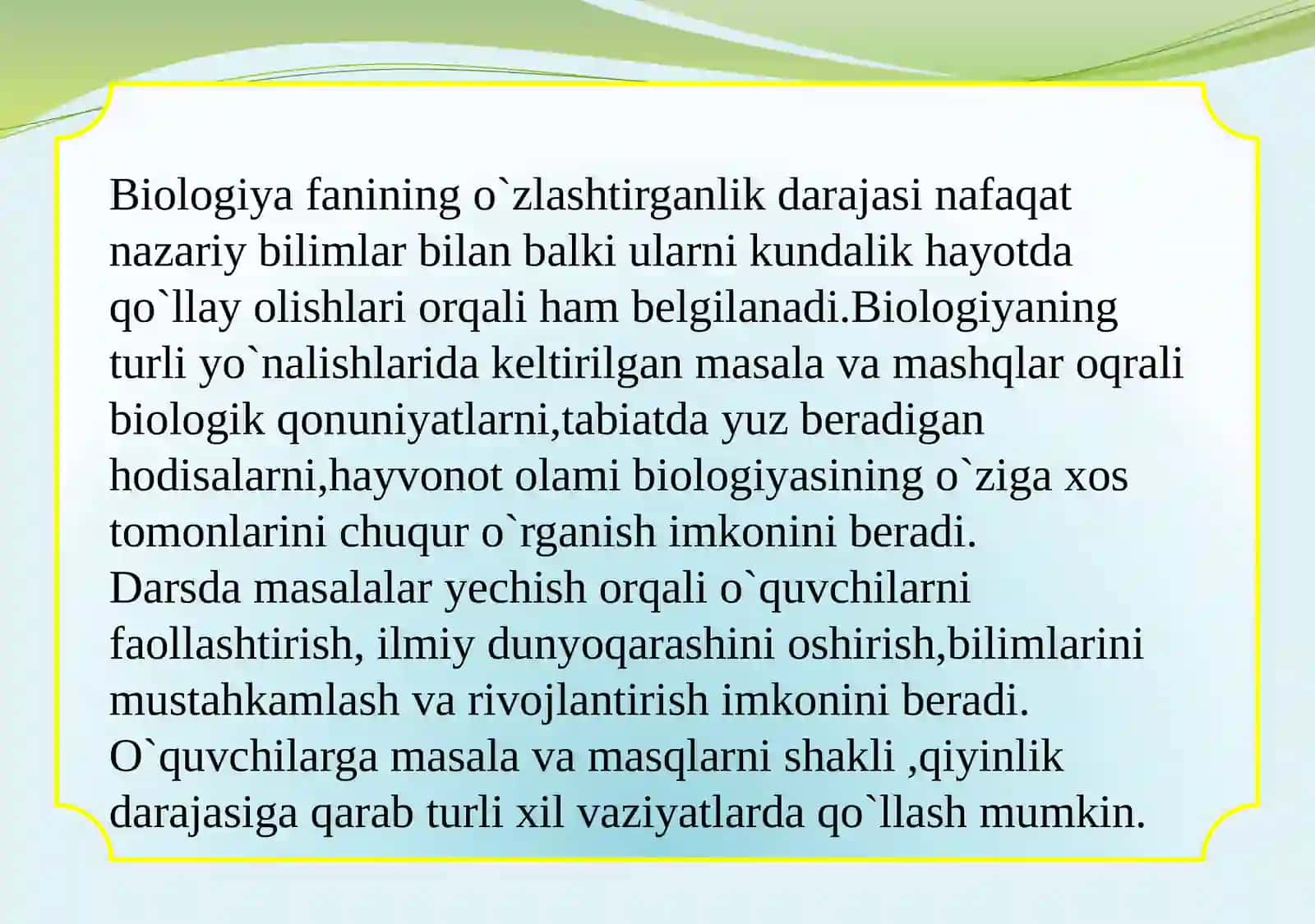 Genetikadan masalalar yechishning qulay usullari 3