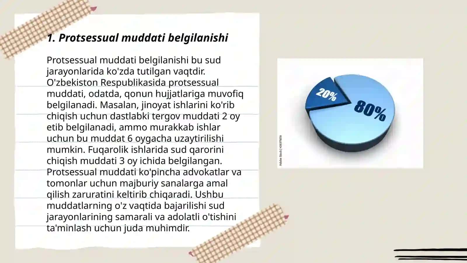 Protsessual muddatlar va chiqimlar 3