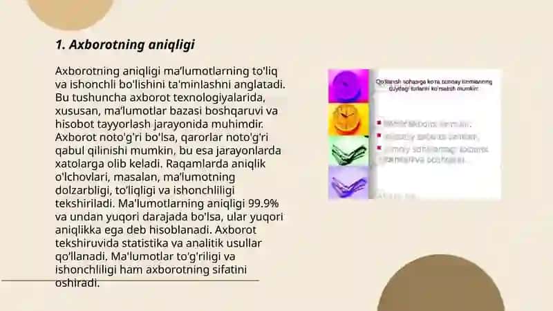 Axborotning turlari va xususiyatlari 3