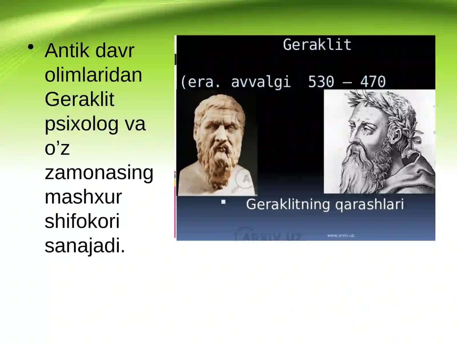 ANTİK DAVR SHIFOKORLARI 3