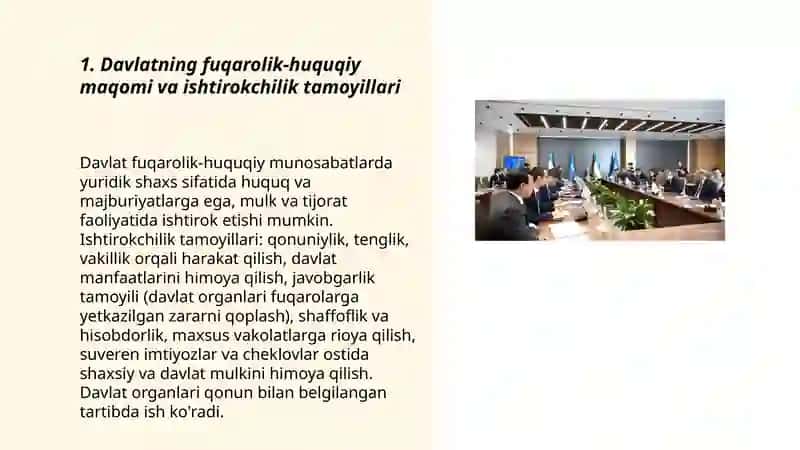 Davlat fuqarolik huquqiy munosabatlar ishtirokchisi 3