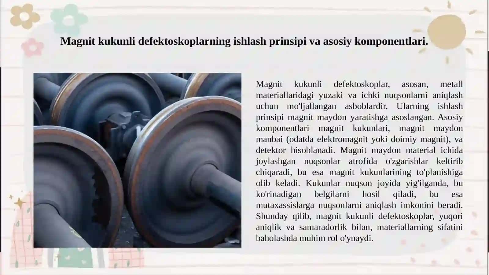 Magnit kukunli defektoskoplarni struktura sxemalari. Induksion va ferrozondli defektoskoplar 3