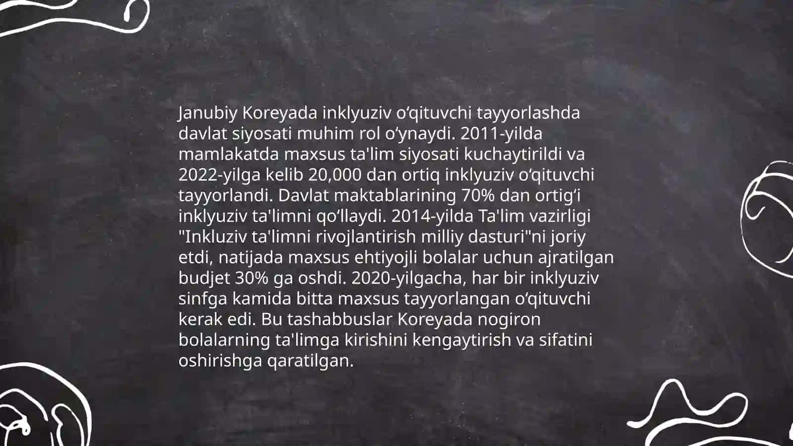 Janubiy Koreya va Yaponiya tajribasida inklyuziv o‘qituvchi tayyorlash tizimi 3