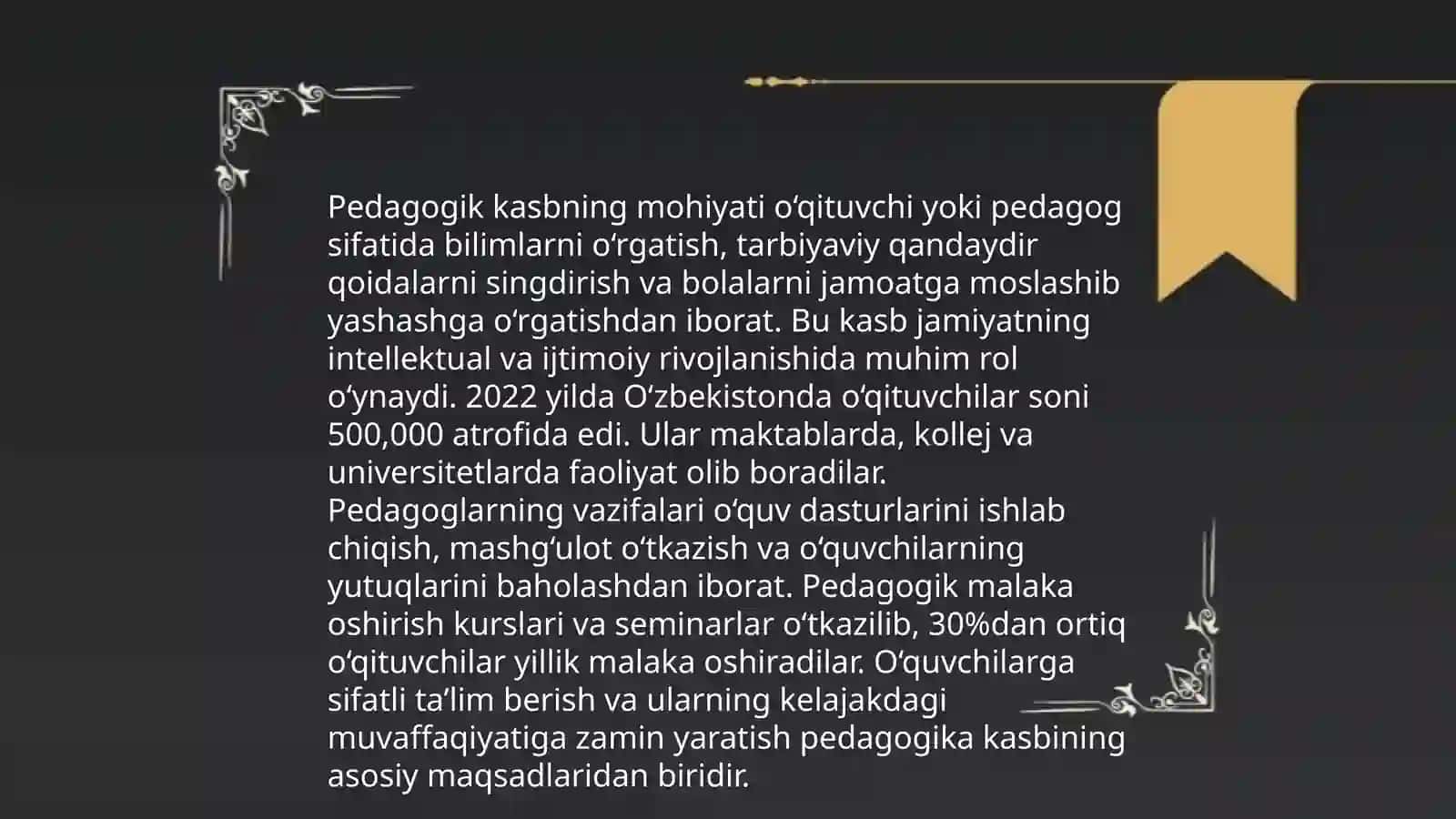 Pedagoglik kasbi va uning kasbiy kompetensiyalari 3