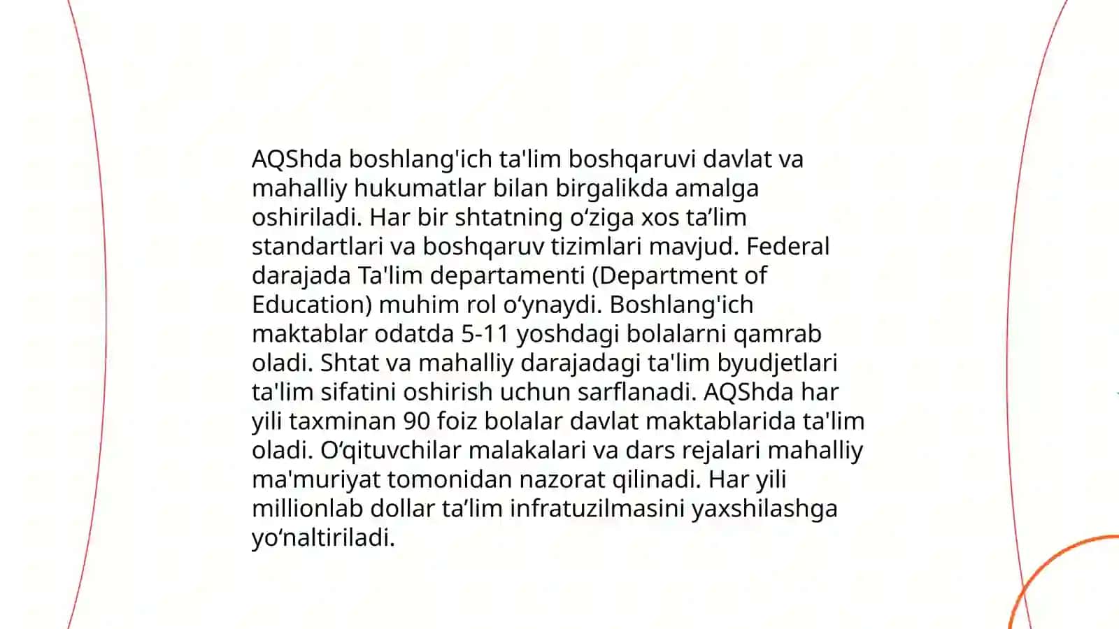 Boshlang'ich ta'lim boshqaruvining xorijiy an'analari 3