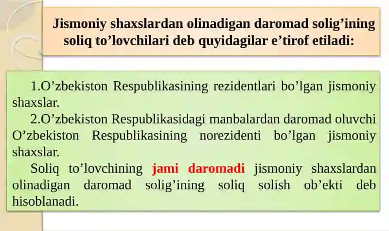Jismoniy Shaxslardan Olinadigan Daromad Solig'i 3