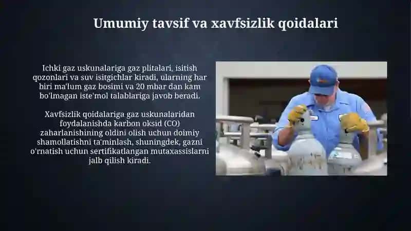 Gaz taʼminoti - ichki qurilmalari 3