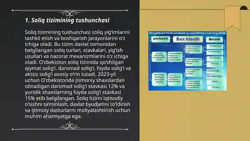 Soliq tizimi va uning elementlari 3