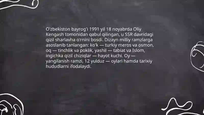 O'zbekiston bayrog'i 3