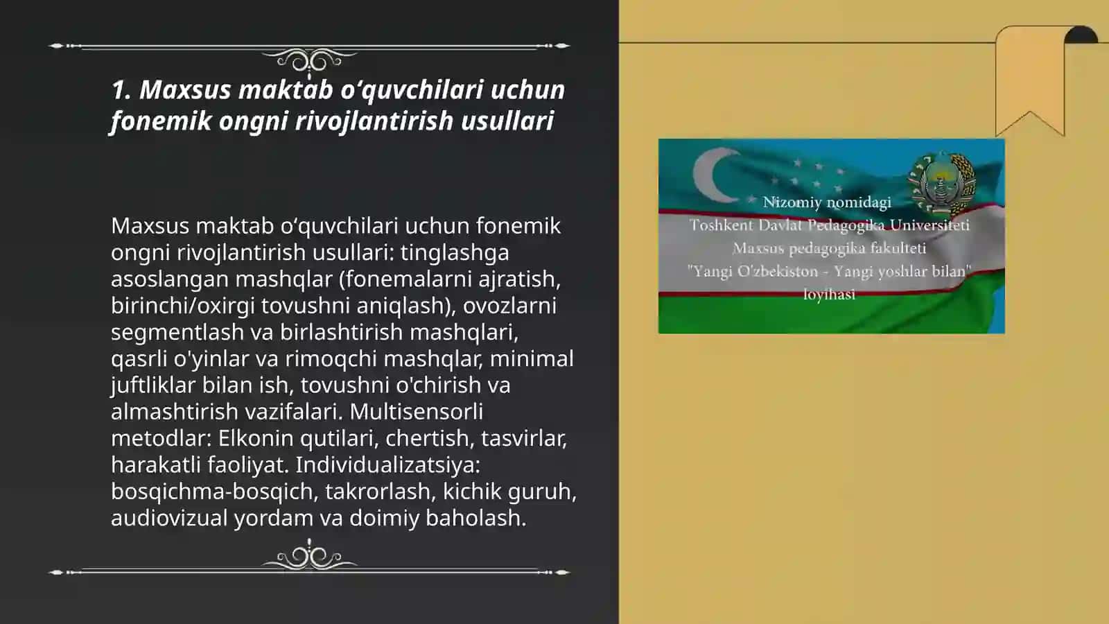 Maxsus maktab òquvchilarining òqish Malakasining shakllantirishni yòllari 3