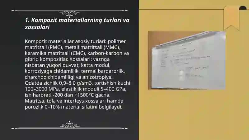 Komporit ishlab chiqarish texnologiyasi 3