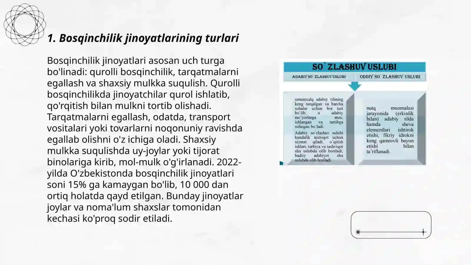 Bosqinchilik jinoyatlarini tergov qilish uslubiyati 3
