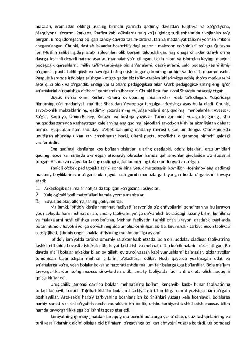 Pedagogika tarixi 3