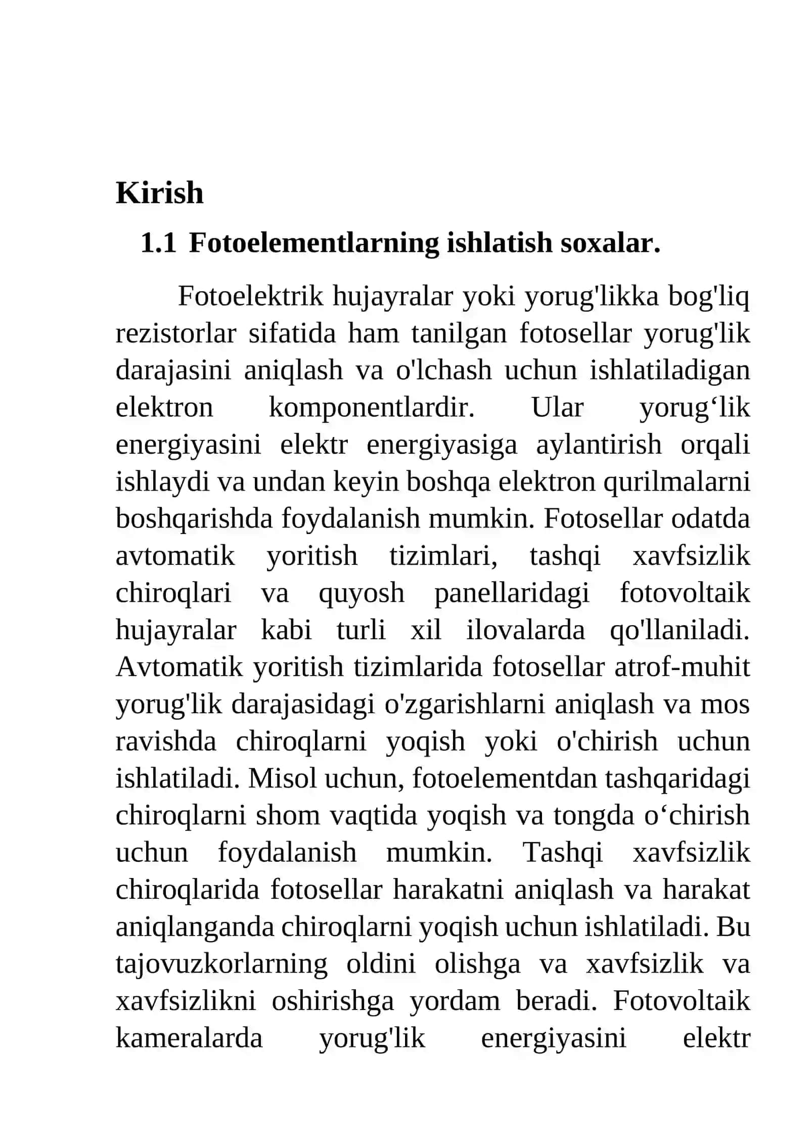 Fotorezistor yordamida xonalarni yoritish chiroqlarini boshqarish 3