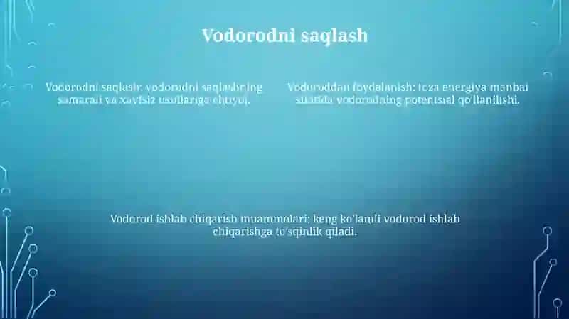 Vodorod Va Uning Olinish Hossalari 3