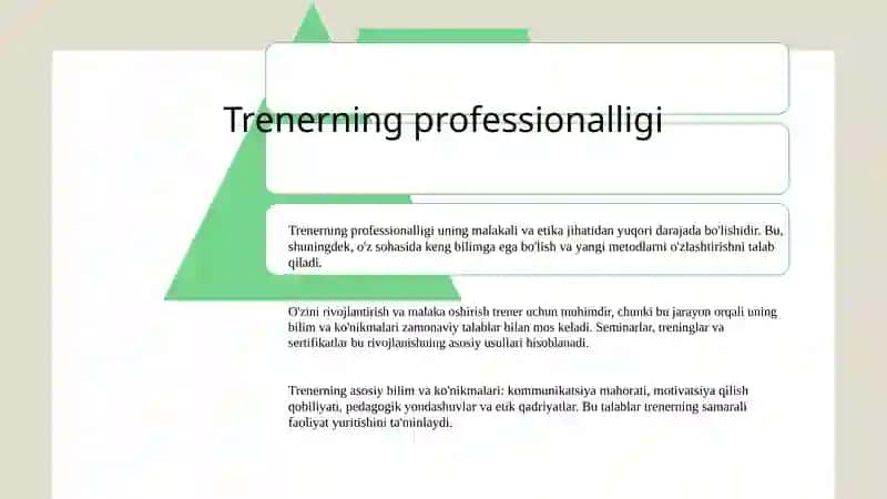 Pisixologik treiningda trenerga qo'yiladigan etik talablar 3
