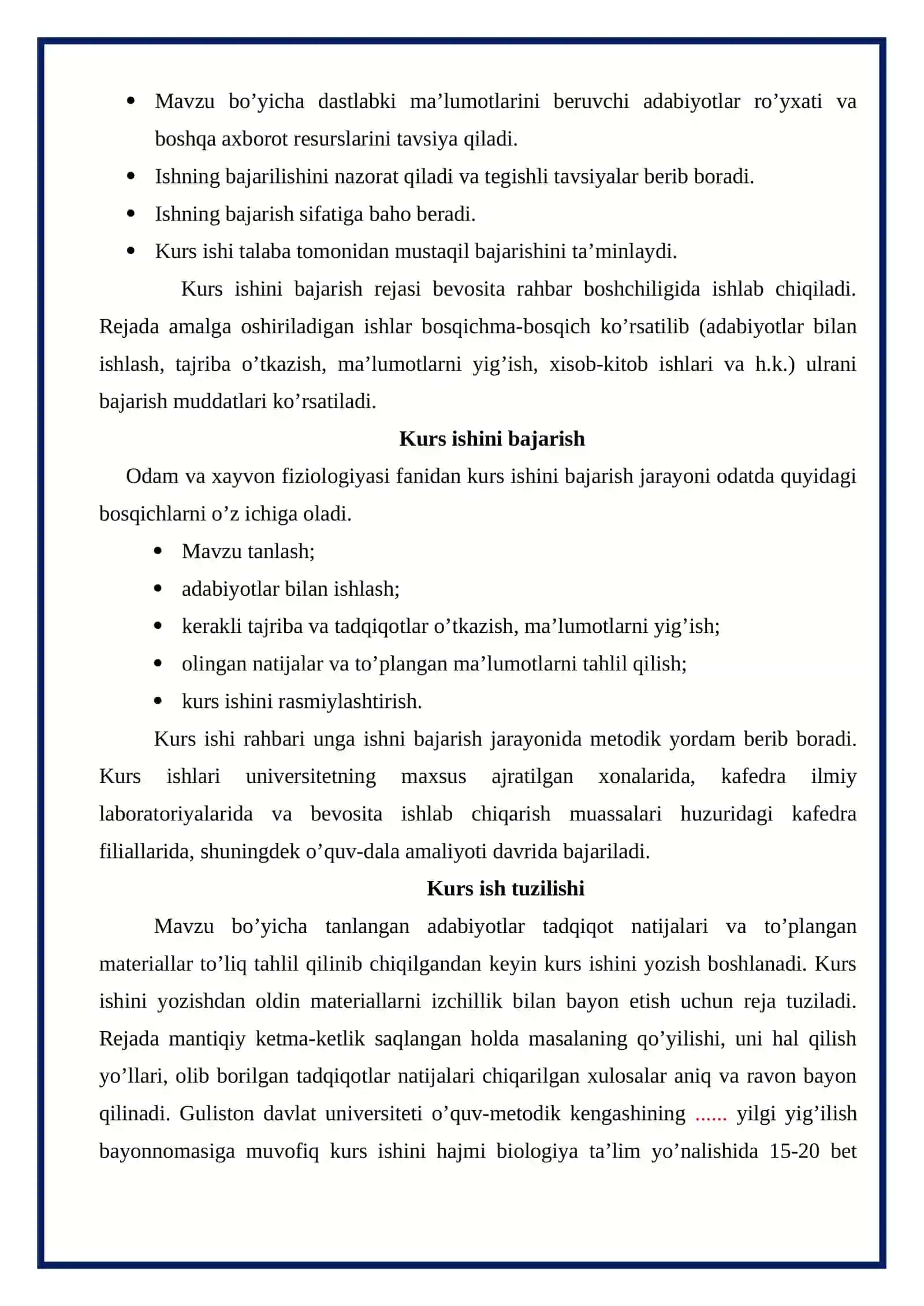 ZOOLOGIYА FANI KURSLARI 3