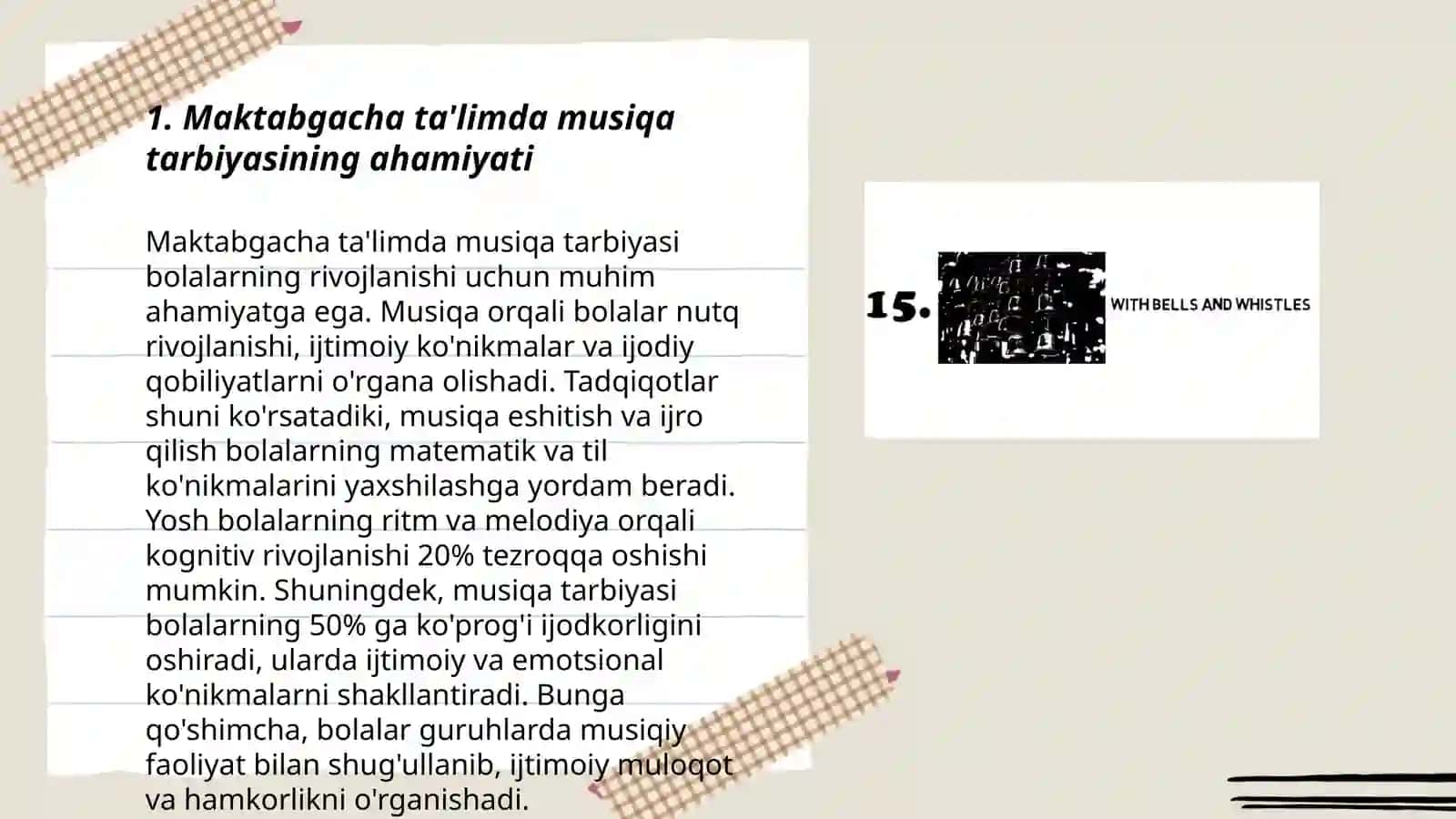 Maktabgacha talim muassasasida musiqiy tarbiyaning maqsad va vazifalari 3