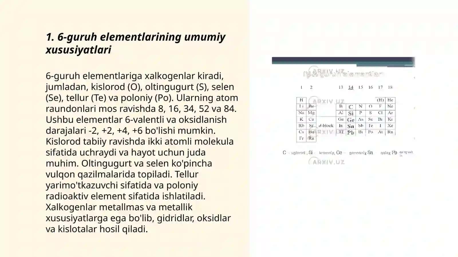 6 guruh d - elementlari 3