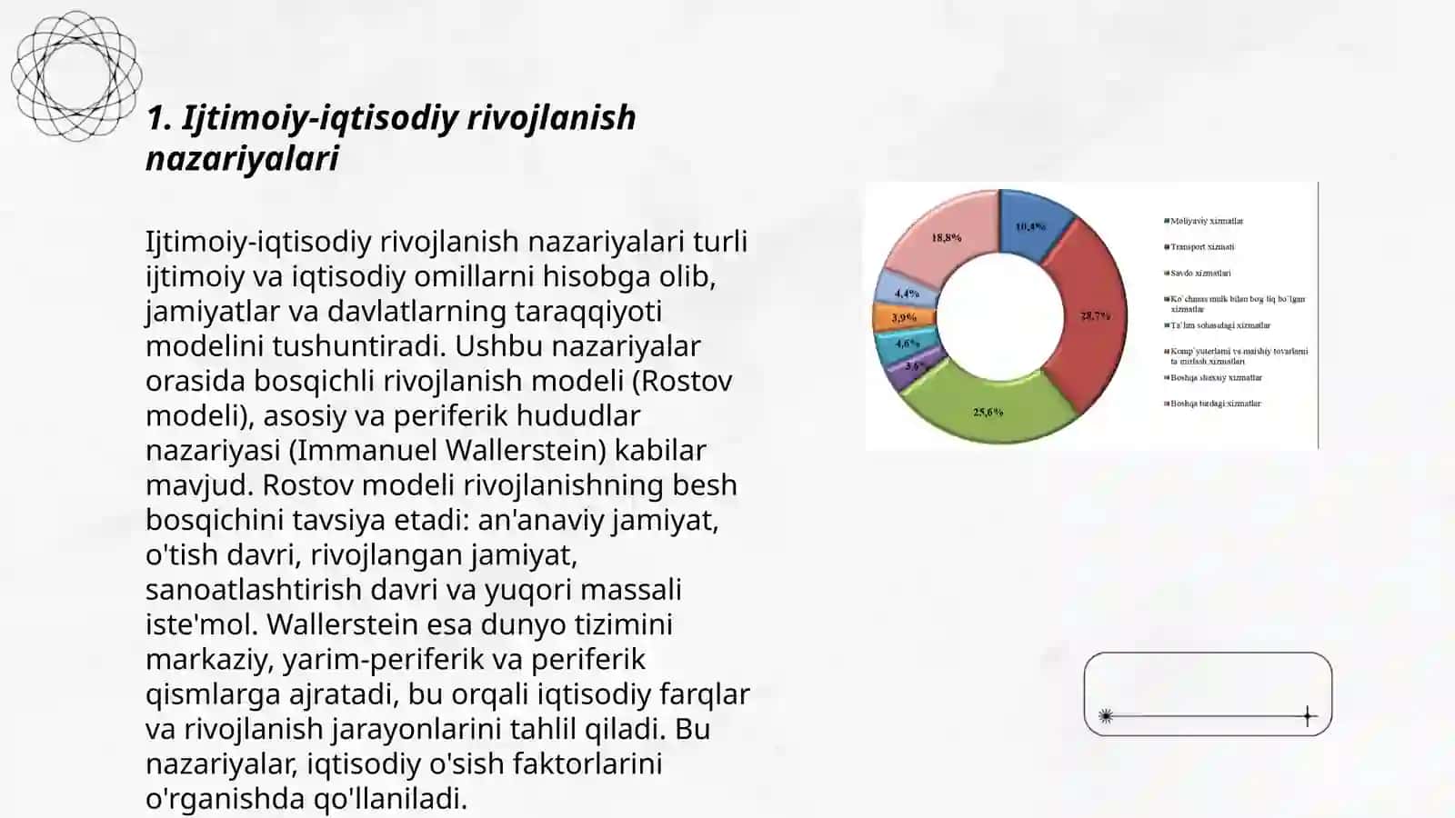 Ijtimoiy-iqtisodiy rivojlanish nazariyalari 3