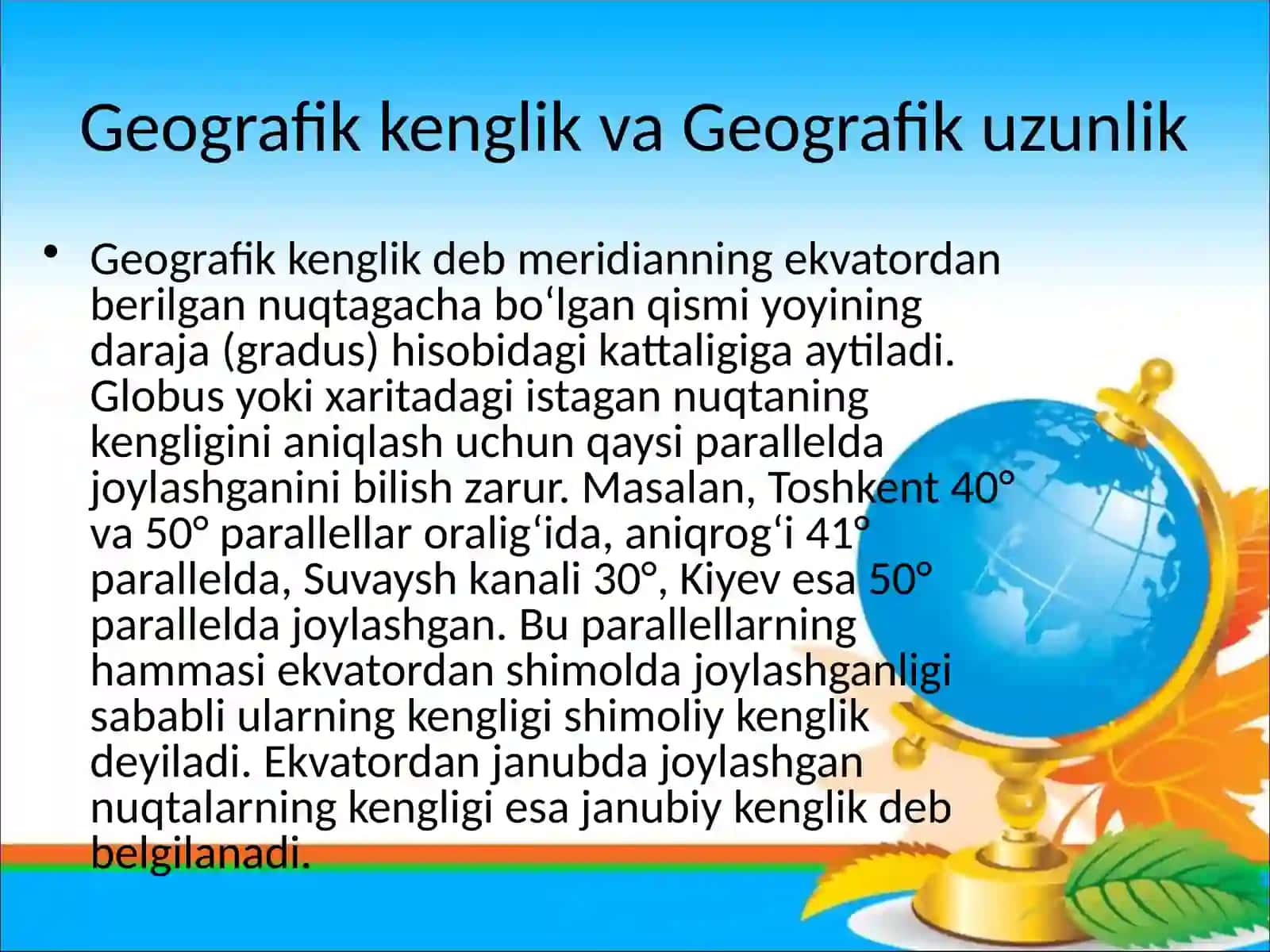 Geografik koordinatalar 3