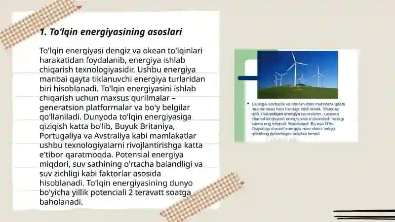 Toʻlqin energiyasi. Umov vektori 3