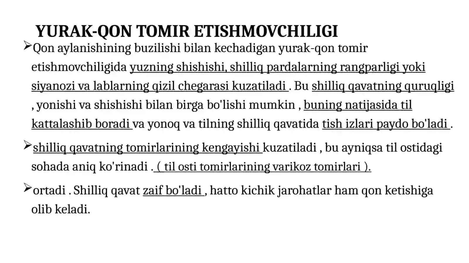 Yurak-qon tomir tizimi kasalliklarida og'iz bo'shlig'i shilliq qavatidagi o'zgarishlar 3