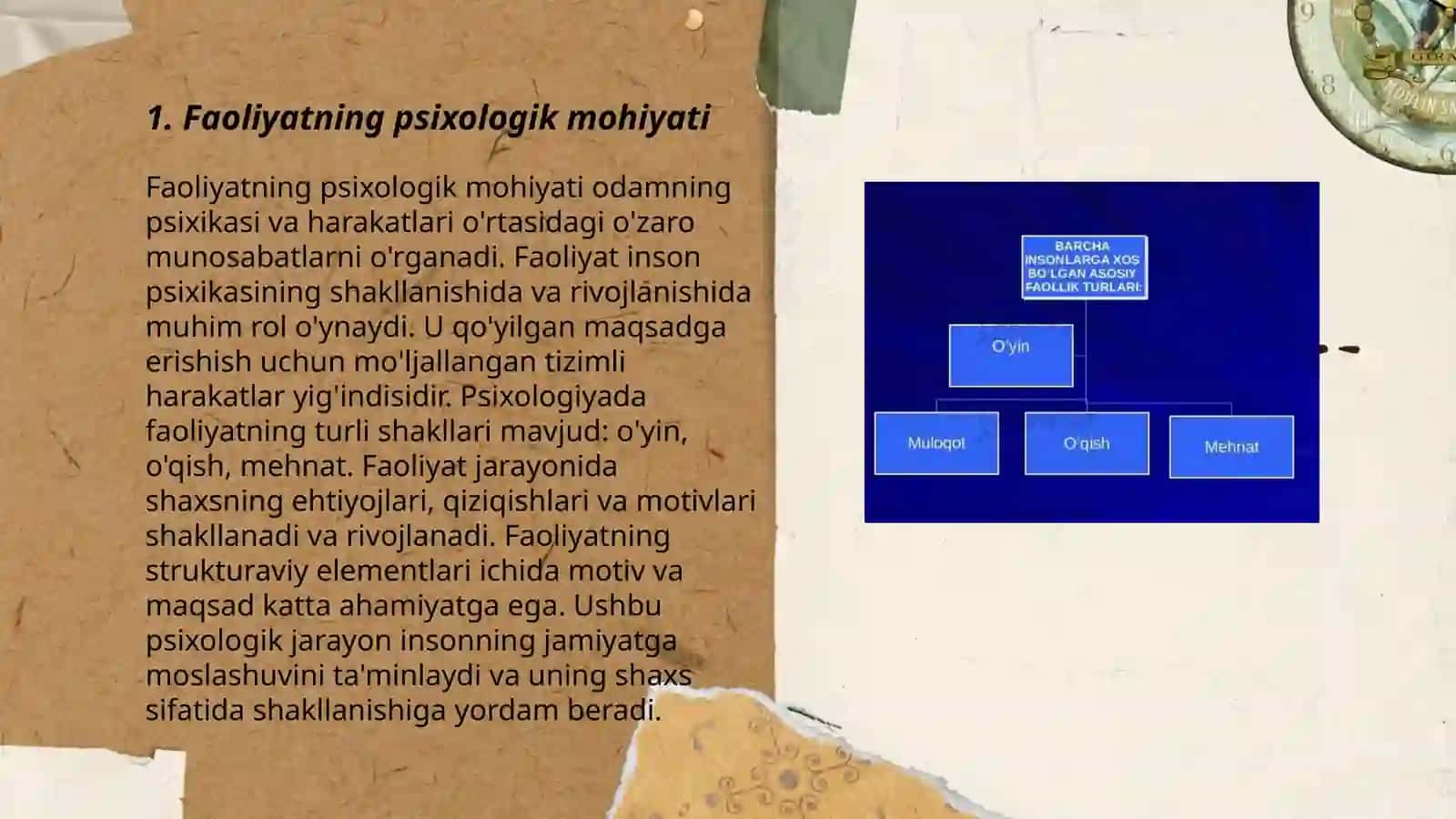 Faoliyatning posixologik tahlili 3