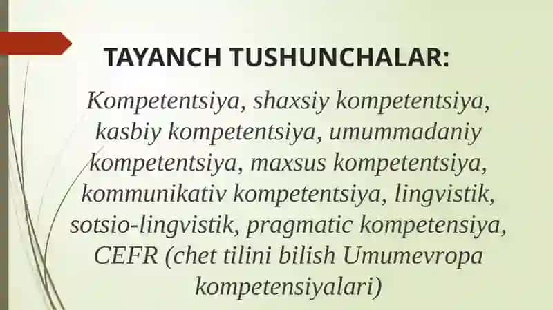 KOMPETENTSIYA TUSHUNCHАSI VАTURLАRI 3